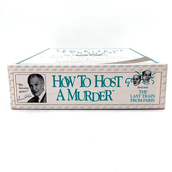 How To Host A Murder Game "The Last Train From Paris" Mystery Party Game Vintage - Picture 3 of 14
